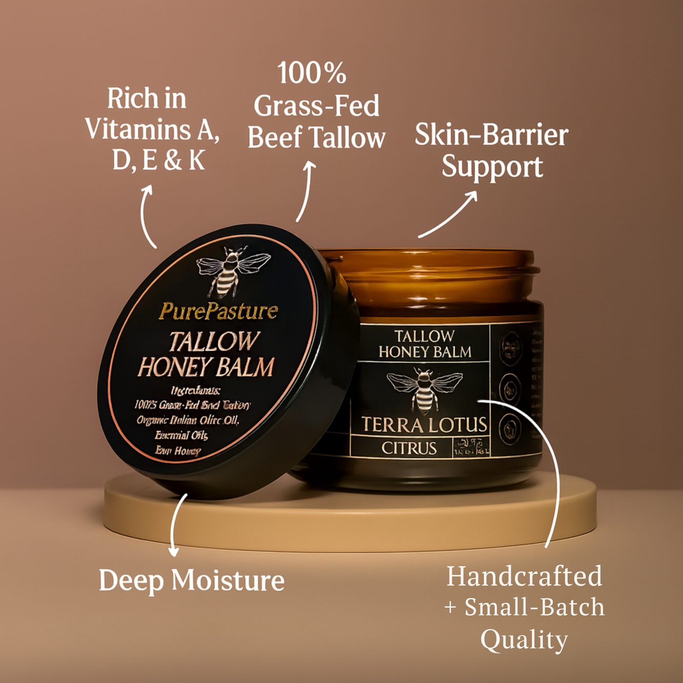 PurePasture Grass-Fed Tallow Glow Balm